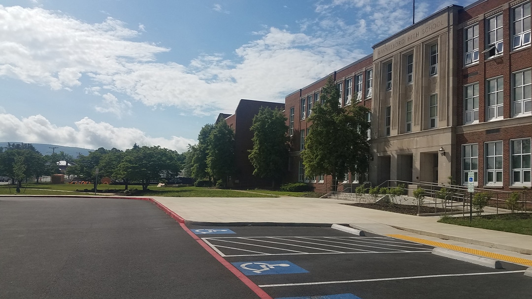 Waynesboro High School Renovation - Exterior 1