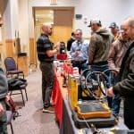 vendor talking with employee at the RBI 2022 Service Team Appreciation Breakfast