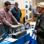 vendor talking with employee at the RBI 2022 Service Team Appreciation Breakfast