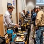 vendor talking with employee at the RBI 2022 Service Team Appreciation Breakfast