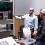 vendor talking with employee at the RBI 2022 Service Team Appreciation Breakfast