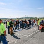 2023 RBI Safety Day with employees being trained outside
