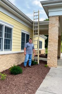 RBI employee helping with various projects at Generations Crossing