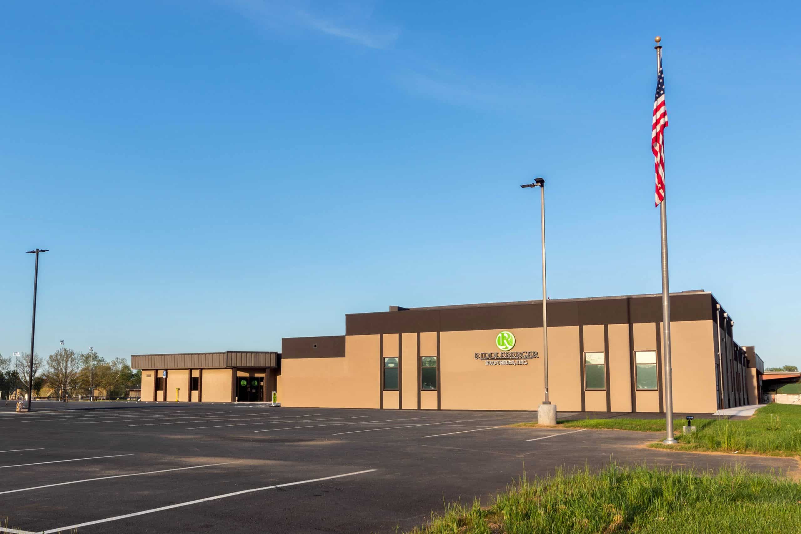 External view of RBI's office building in Mt. Crawford, VA