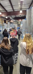 Students from Greene County Technical Education Center touring RBI