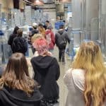 Students from Greene County Technical Education Center touring RBI