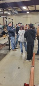 Students from Greene County Technical Education Center touring RBI