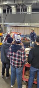 Students from Greene County Technical Education Center touring RBI