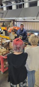 Students from Greene County Technical Education Center touring RBI