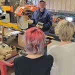 Students from Greene County Technical Education Center touring RBI