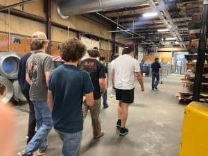 Students from Valley Career & Technical Center touring RBI