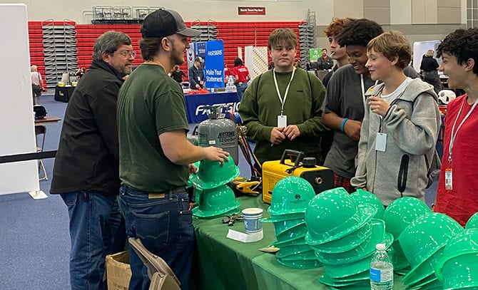 RBI-About-Community-2024-Worlds-of-Work RBI tabling at a career fair