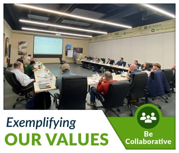 Exemplifying OurValues - Be Collaborative