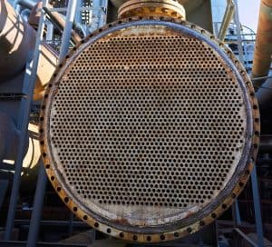Tubes of a two way heat exchanger