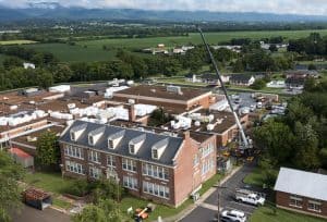 Aerial view of Buford Middle School